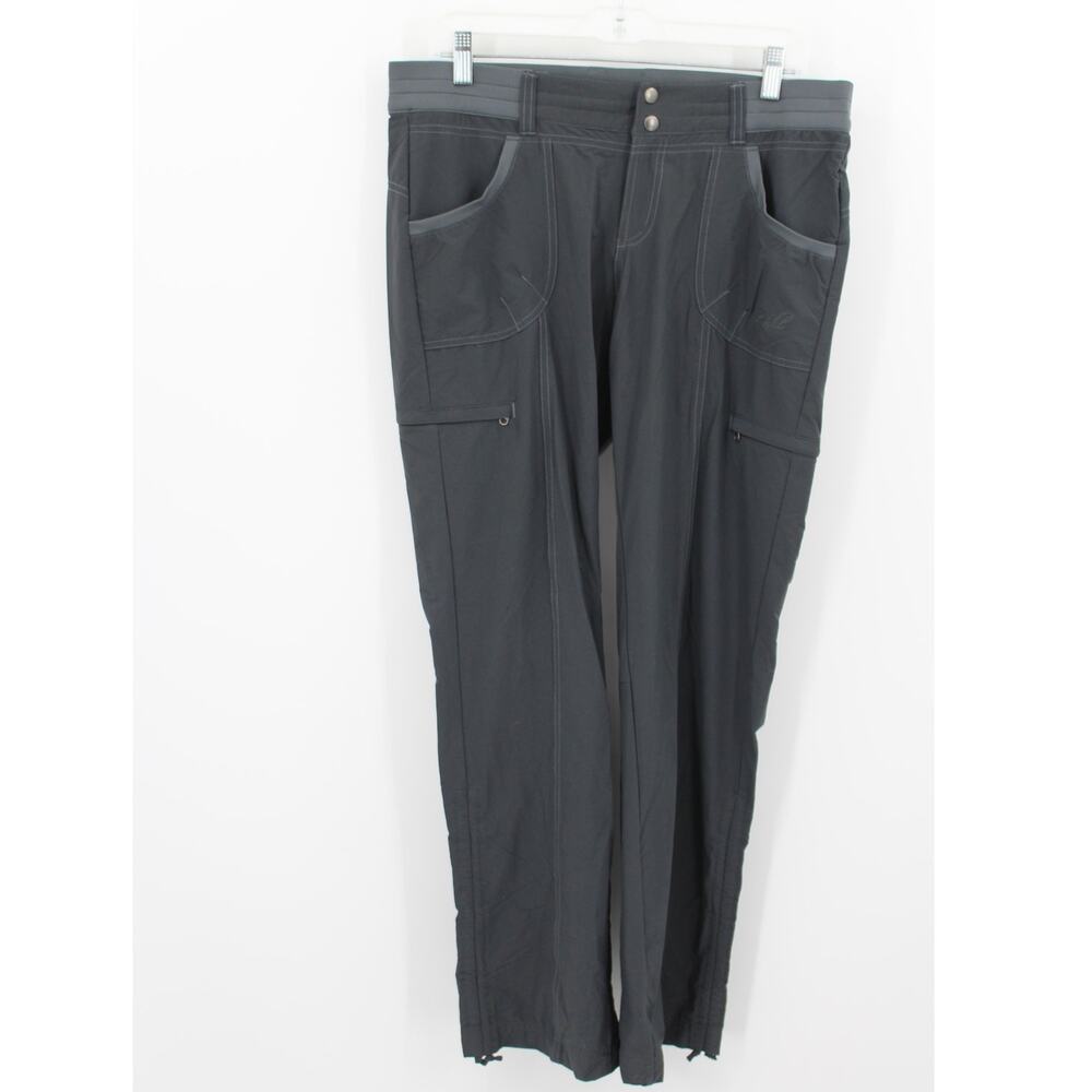 Kuhl Durango Pants Womens 12R Gray Cinch Leg Convertible Pants Hiking Utility